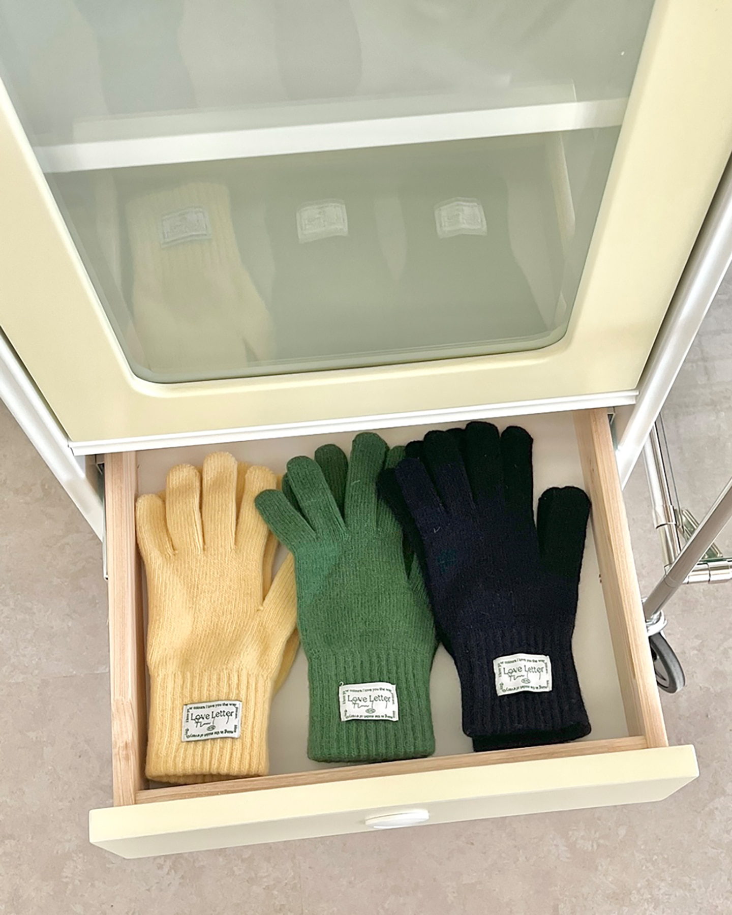 love letter knit gloves (3 colors)