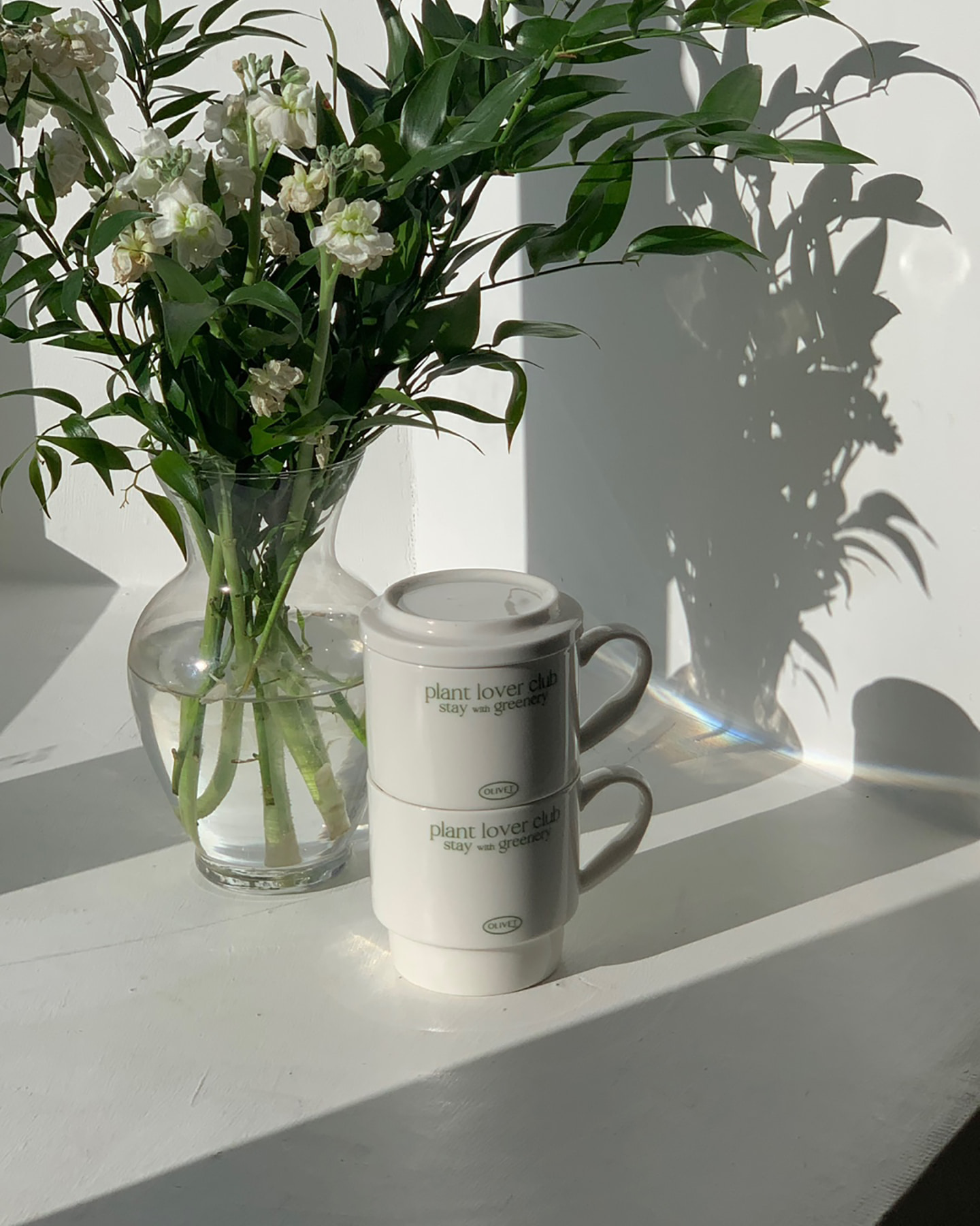 (단종) plant lover club mug (with lid)