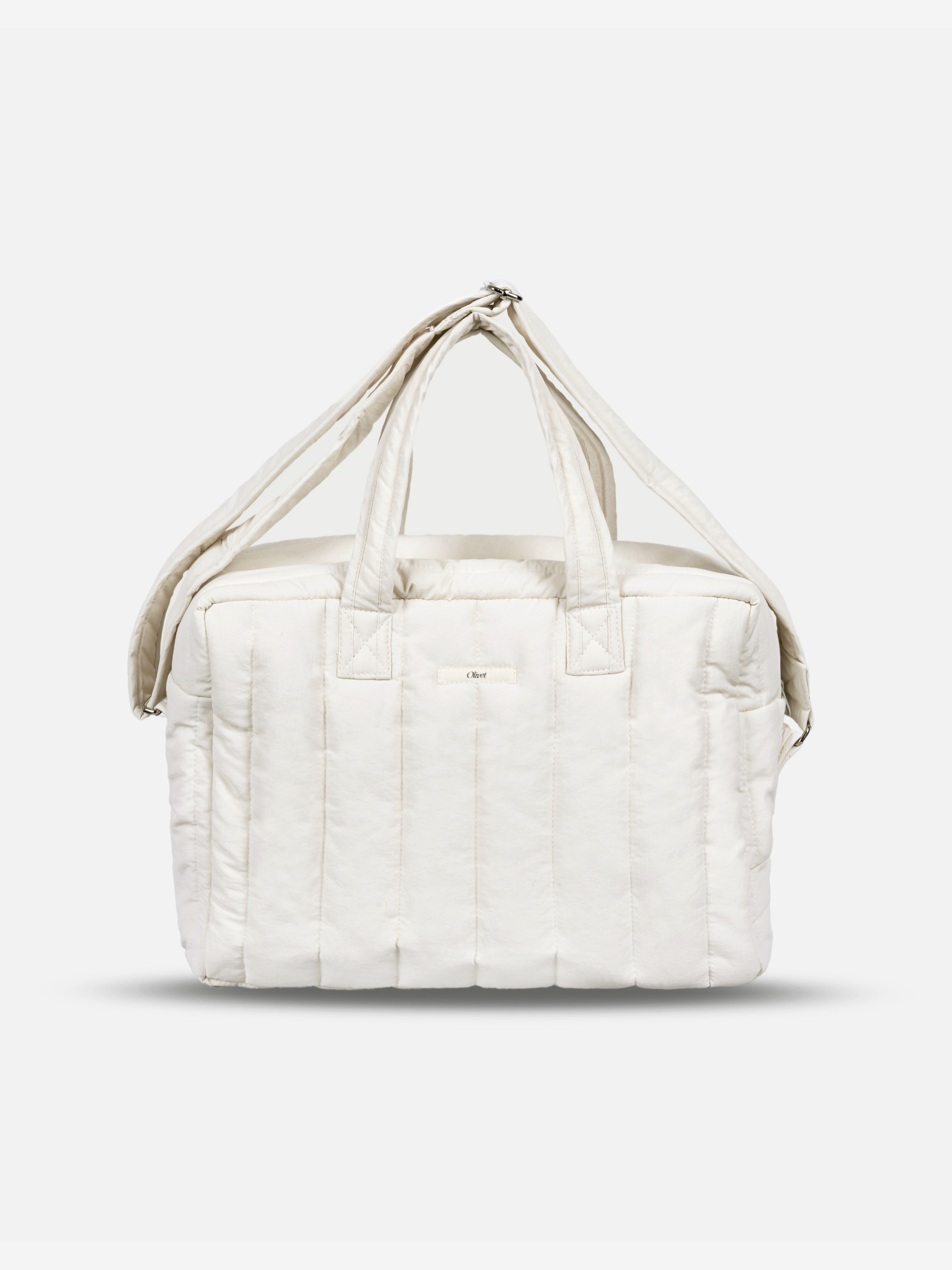 padded cross bag (white)