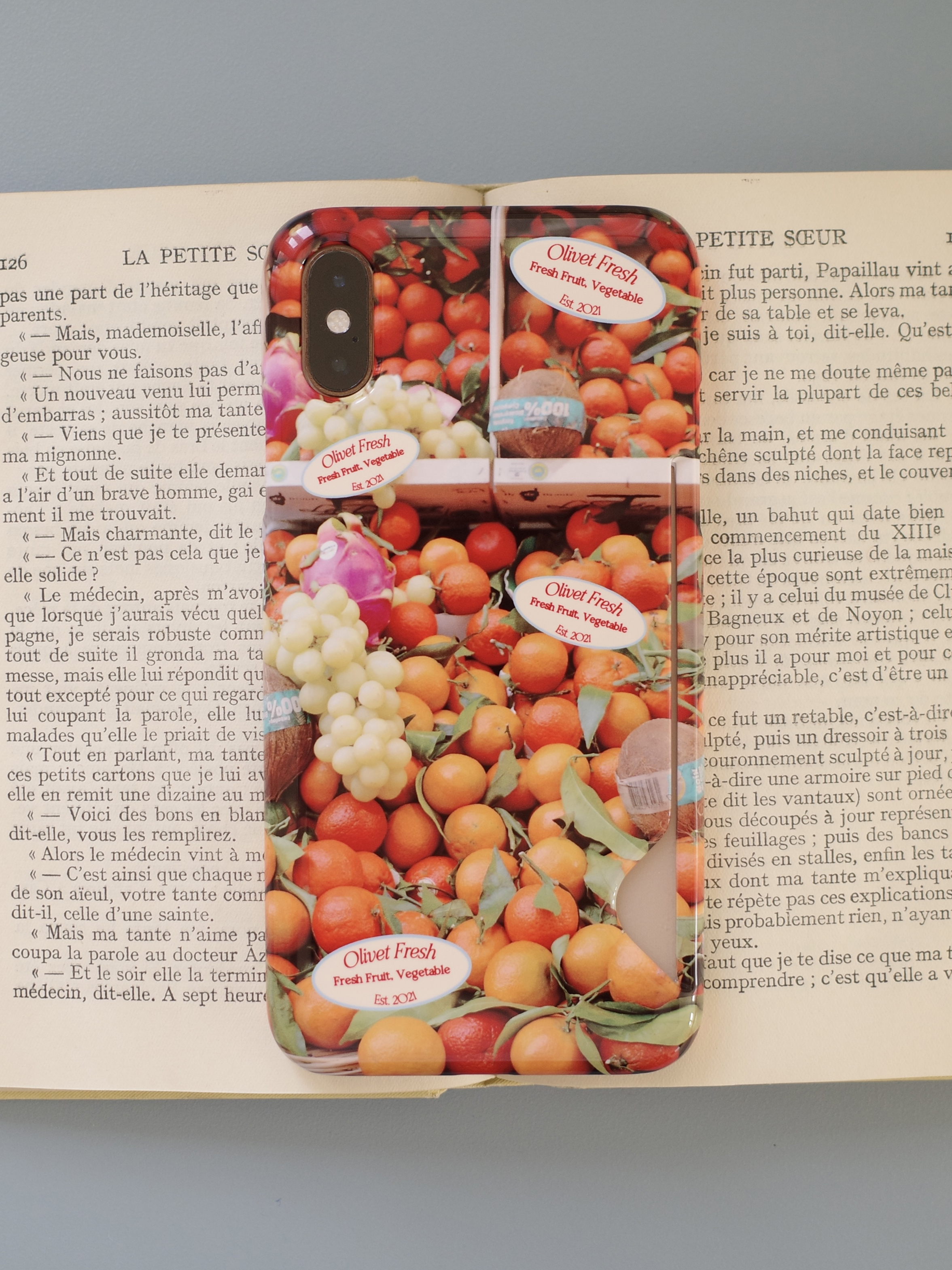 Olivet fresh fruits case (card/ epoxy)